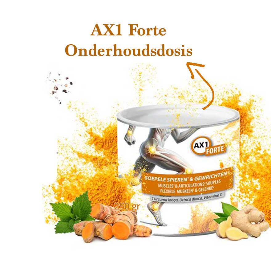 AX1 Forte (125g) voor soepele gewrichten, pezen en spieren