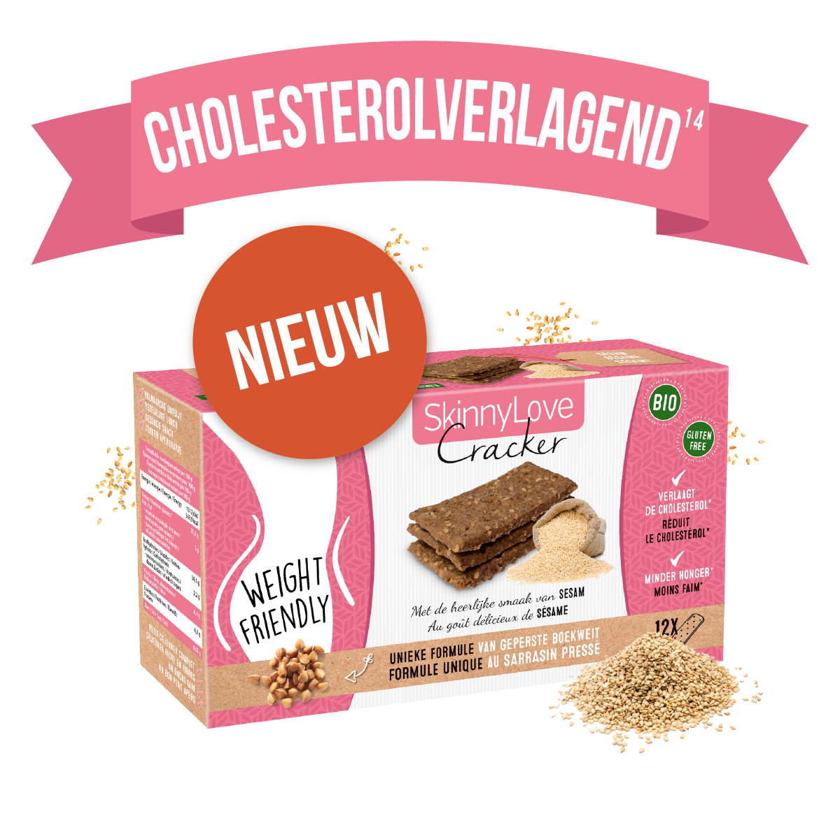 SkinnyLove Cracker | Sesam