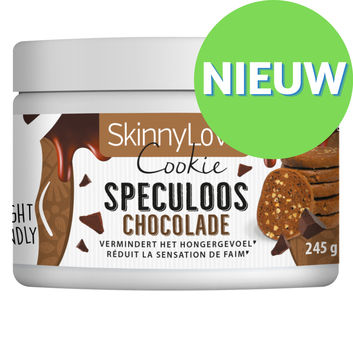 Hongerstillende chocolade speculooskoekjes