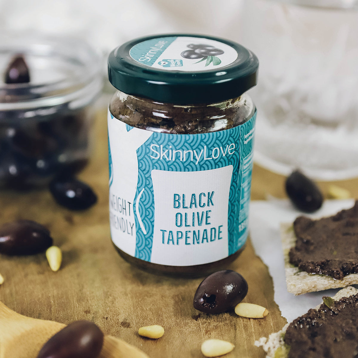SkinnyLove Spread | black olive tapenade