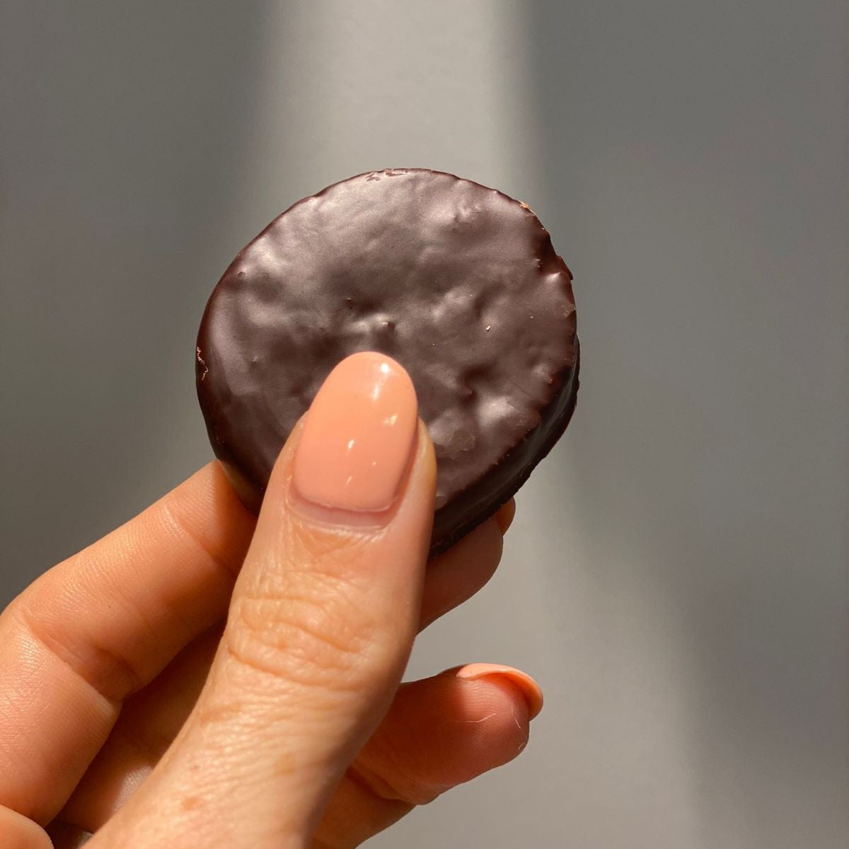 Hongerstillende pure chocolade speculooskoekjes