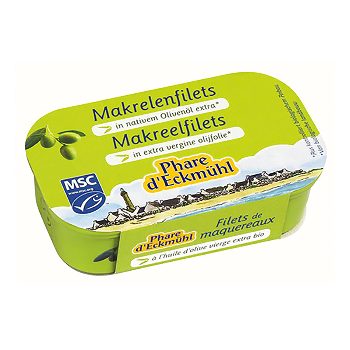 Phare D' Eckmuhl Makreel-Filets olijfolie 151g