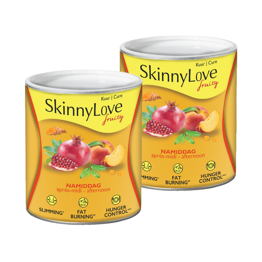 Afzonderlijke SkinnyLove FRUITY vermageringskuur NAMIDDAG (2x500g)