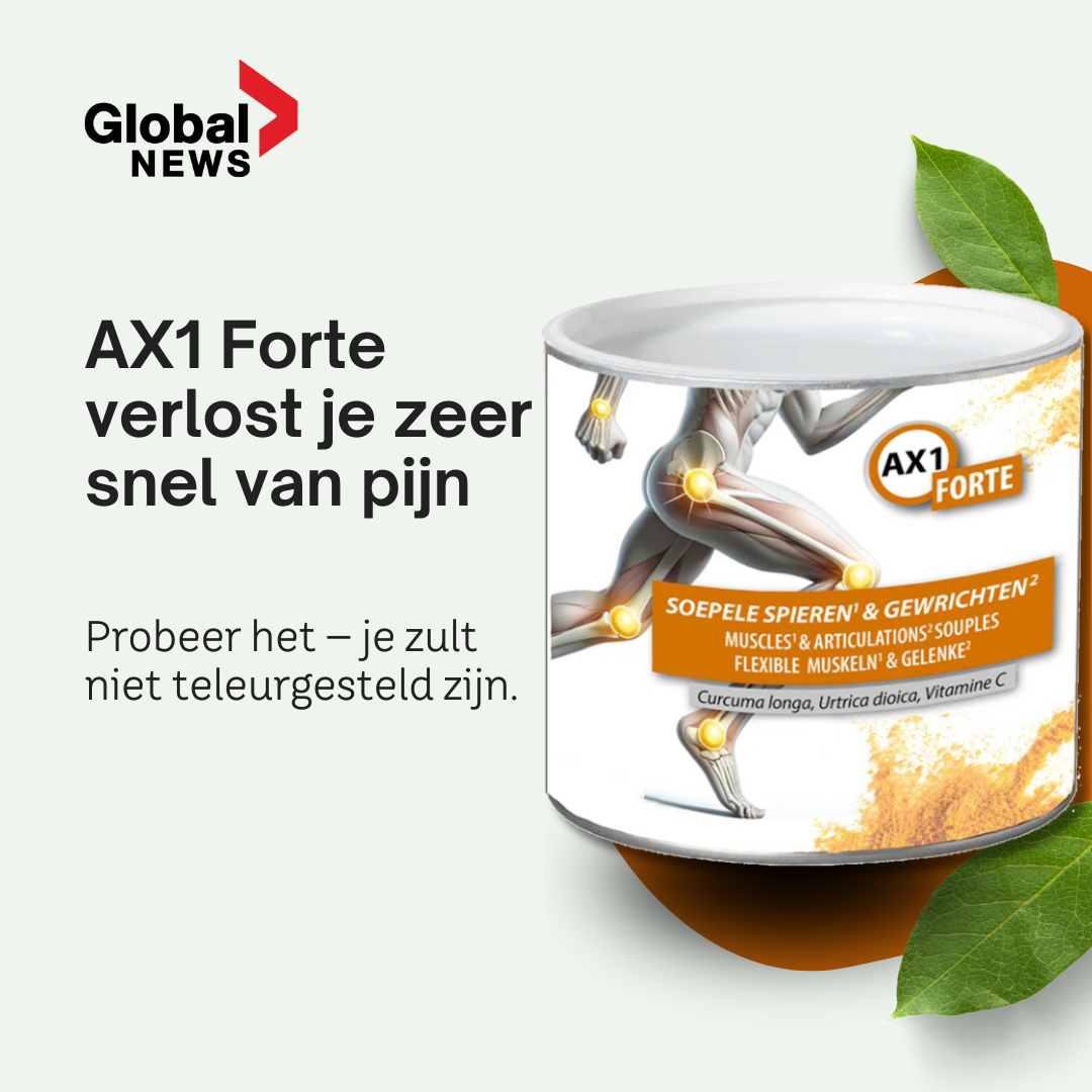 Eindelijk bewegen zonder last! AX1 (125g) met shaker