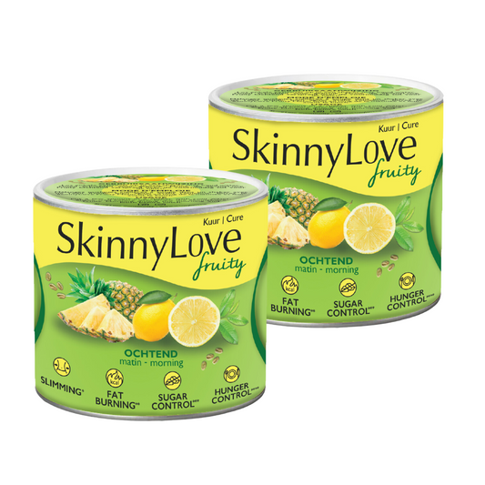 Afzonderlijke SkinnyLove FRUITY vermageringskuur OCHTEND (2x230g)