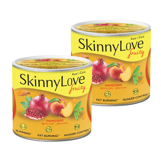 Afzonderlijke SkinnyLove FRUITY vermageringskuur NAMIDDAG (2x230g)