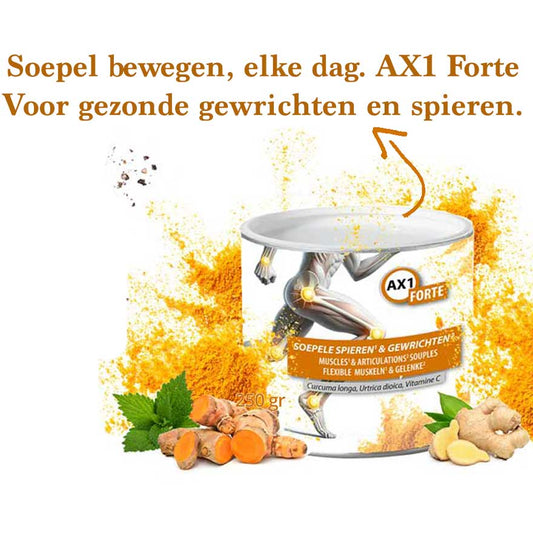 AX1 Forte (250g) voor soepele gewrichten, pezen en spieren *