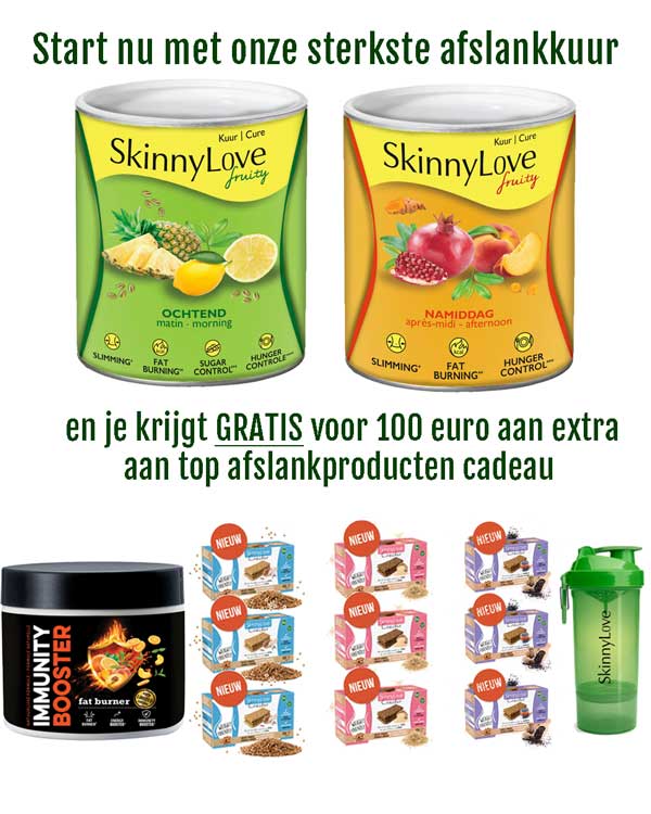 Ultieme Afslank Startpakket met GRATIS afslankproducten ter waarde van 100 €